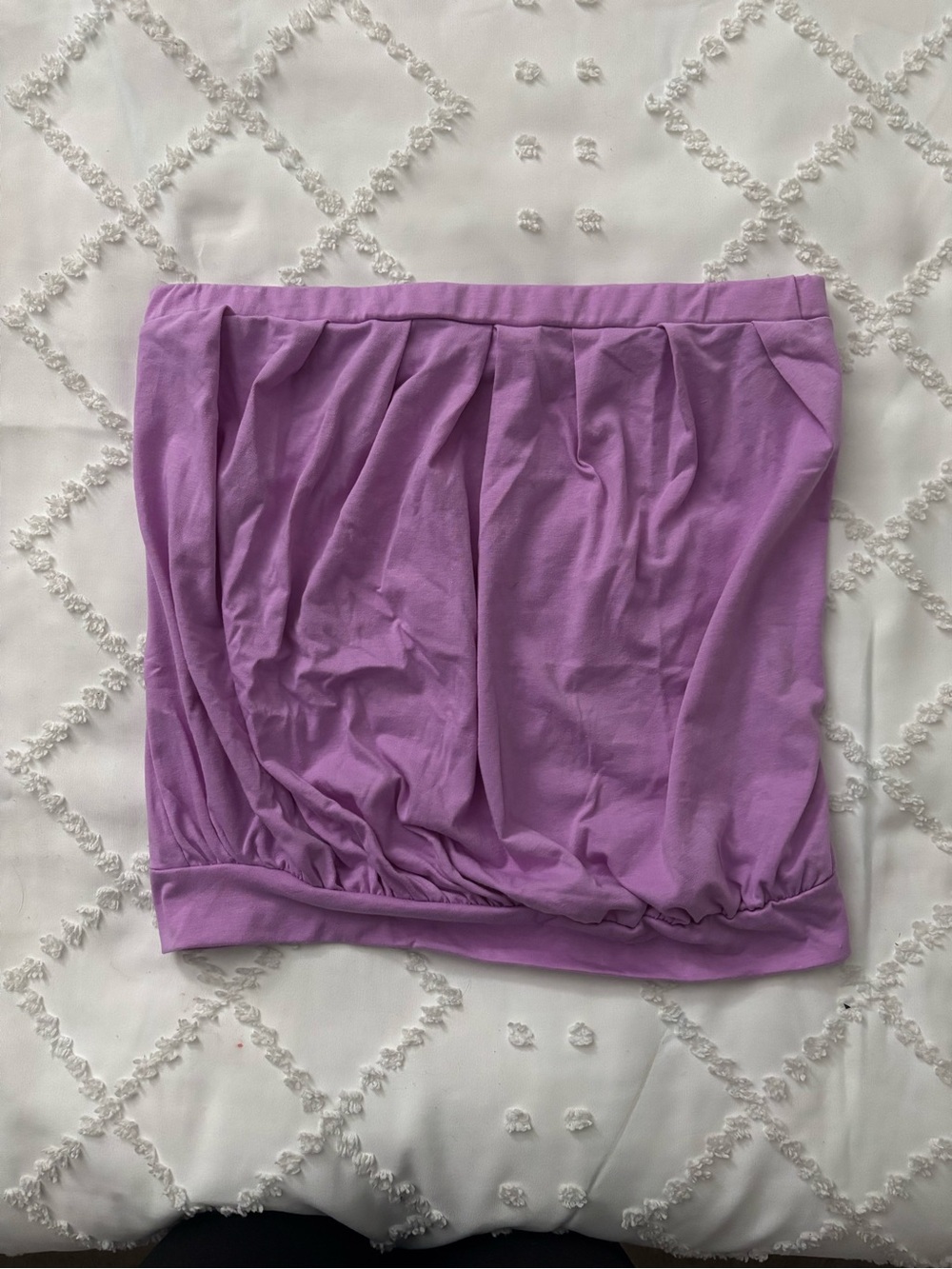 Lilac Strapless Tube Top